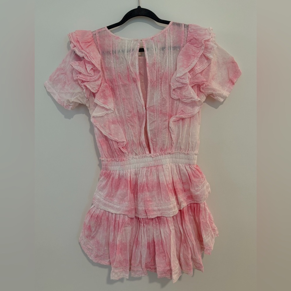*LIKE NEW* LoveShackFancy Natasha Mini Dress - Pink - Picture 4 of 11